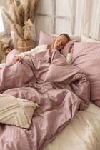 Matex, 3-częściowy komplet pościeli, adamaszek geometryczny, 160-200 cm