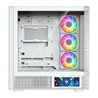 Modecom, Volcano, obudowa komputerowa, AQ400 ARGB MIDI, biała