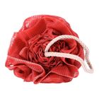 Myjka do kąpieli w kształcie róży, czerwona