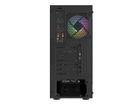Natec, Fury Shobo SH4F RGB Midi Tower, obudowa komputerowa z oknem, czarna