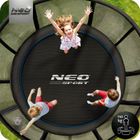 Neo-Sport, trampolina ogrodowa z siatką zewnętrzną i drabinką, 10ft/312 cm