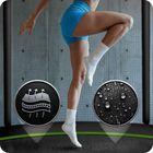 Neo-Sport, trampolina ogrodowa z siatką zewnętrzną i drabinką, 12ft/374 cm