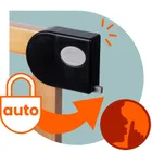 Nukido, barierka, bramka zabezpieczająca, czarna