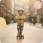 Nukido, Flippo, hulajnoga 3-kołowa, balansowa, z siedziskiem, czarna