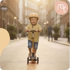 Nukido, Flippo, hulajnoga 3-kołowa, balansowa, z siedziskiem, złota