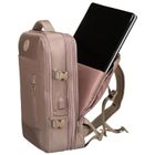 Peterson, plecak podróżny z portem USB, beżowy