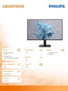 Philips, monitor, 23.8 cala, 24E2N1110