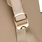 Plecak miejski, beżowy, skóra ekologiczna, Peterson