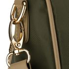 Plecak miejski, zielony, skóra ekologiczna, Peterson