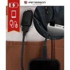 Plecak na latopa, beżowo-brązowy, Peterson