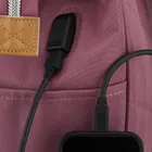 Plecak na latopa, fioletowy, Peterson