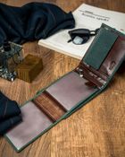 Portfel, zielony, skórzany, Forever Young