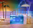 Rainbow High, Pool & Beach Club, zestaw z basenem zmieniającym kolory