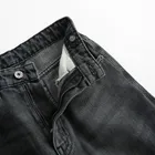 Regulowane grafitowe jeansy unisex o kroju super baggy NOWEAR