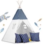Ricokids, Tipi, namiot dla dzieci, granat, 120-120-160 cm