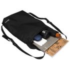 Rovicky, plecak-worek, z materiału syntetycznego, czarny