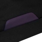 Saszetka na biodro, nerka, czarna, Peterson