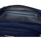 Saszetka na biodro, nerka, granatowa, Peterson