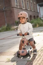 Scoot & Ride, Highwaykick 1, Push and Go, jeździk i hulajnoga z rączką do prowadzenia 2w1, Mocha