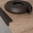 Sipo, piankowa taśma zabezpieczająca ostre krawędzie mebli, 2 metry, brązowa
