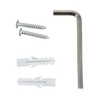 Soulima, lusterko kosmetyczne, LED, 58-46 cm