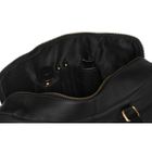 Torba na laptopa, czarna, skórzana, 13,3", Peterson