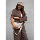 Torebka listonoszka, beżowa, Peterson