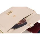 Torebka listonoszka, beżowa, skóra ekologiczna, Peterson