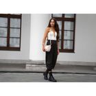 Torebka listonoszka, beżowa, skóra ekologiczna, Peterson