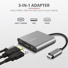 Trust, Dalyx, adapter, USB-C, 3w1