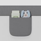 Tulano, Cover 30, barierka ochronna na łóżko, grey, 200 cm