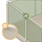 Tulano, Cozy 28, kojec dziecięcy, beige, 200 cm