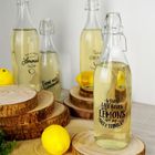 Vilde, butelka szklana na lemoniadę, z korkiem na klips, 970 ml