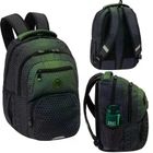 Abag, plecak szkolny, 3-komorowy, hexagon green ombre