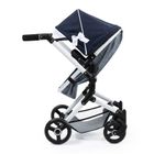 Bayer Design, Neo Vario Combi, głęboki wózek dla lalek z torbą, granatowy