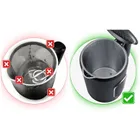 Berdsen, czajnik elektryczny, czarno-srebrny, 1,7l, BD-712