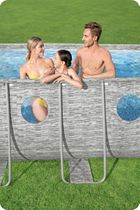 Bestway, basen ogrodowy, stelażowy, 549-274-122 cm, zestaw 12w1