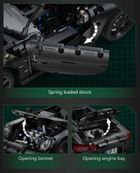 Cada, RUF GT, pojazd, klocki konstrukcyjne, 1655 elementów