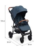 Caretero, Elma, wózek spacerowy, Jeans Blue