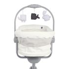 Chicco, Baby Hug 4in1 Air, kołyska, leżaczek, krzesełko, white snow