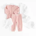 Cool Club, Komplet dziewczęcy 6-częściowy z torbą, biało-różowy