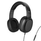 Hama, Fun C, słuchawki przewodowe, nauszne, z mikrofonem, USB‑C, czarne
