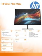 HP, monitor, LED, 24”, S7 Pro, 724pu, 8Y2F7AA, 100 Hz