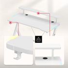 Huzaro, Hero 1.9, biurko gamingowe, białe, RGB, 120 cm