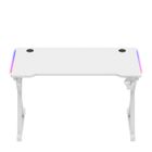 Huzaro, Hero 2.3, biurko gamingowe, białe, RGB, 120 cm