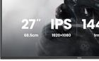 Iiyama, monitor, 27", GB2741HSU-B1 IPS, FHD, 144Hz, 1ms, 2xUSB, 350cd, HDMI, DP, HAS (150) PIVOT
