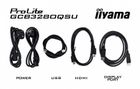 Iiyama, monitor, 32", GCB3280QSU-B2, VA, QHD, 180Hz, 1500R, 0,2ms, 4xUSB, 350cd