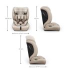 Kinderkraft, Comfort Up 2 Plus, i-Size, fotelik samochodowy, beige, 100-150 cm