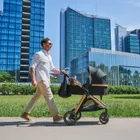 Kinderkraft, Esme Pro, wózek wielofunkcyjny, 3w1, Sand Beige