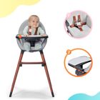 Kinderkraft, Finix, krzesełko do karmienia, Ecru